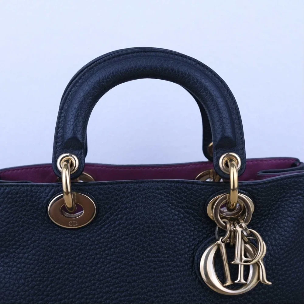 Dior Diorissimo Black Mini Bag with crossbody strap - Picture 6 of 16